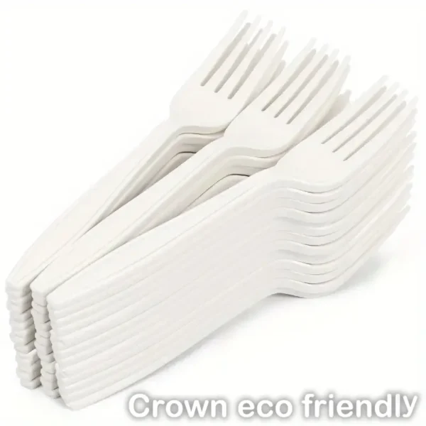 PP MEDIUM WEIGHT FORKS - WHITE - 1,000 CT