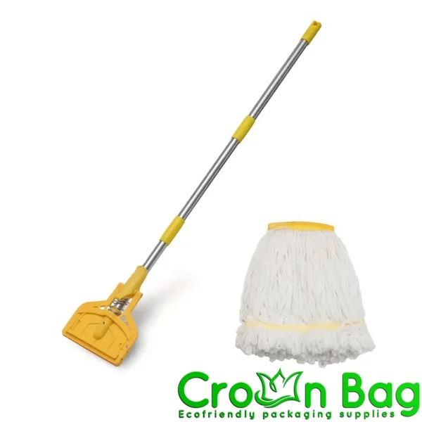 24 oz. #32 Cotton Loop End Mop Head with 1″ Band 12 / Case