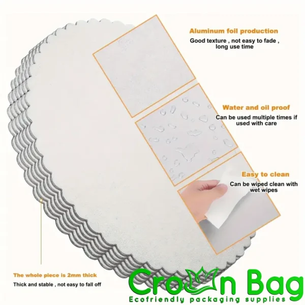 10" Corrugated Cake Circle, 250/Case