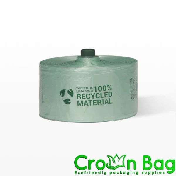 Narrow Profile Produce Roll Bags -16"X28" 9 microns - Green Tint