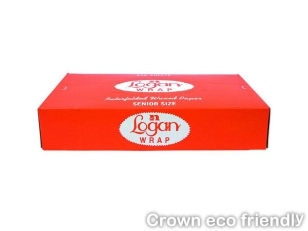 Logan Wrap Waxed Paper - 6" x 10 3/4" (12 Boxes of 500 Sheets)