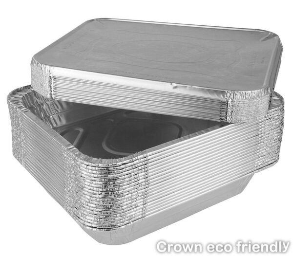 Foil Steam Table Pan Lid - Half Size - 100/Case