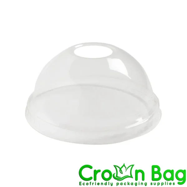 12-24 oz. Cold Cup Dome Lid with Opening -1000/Case